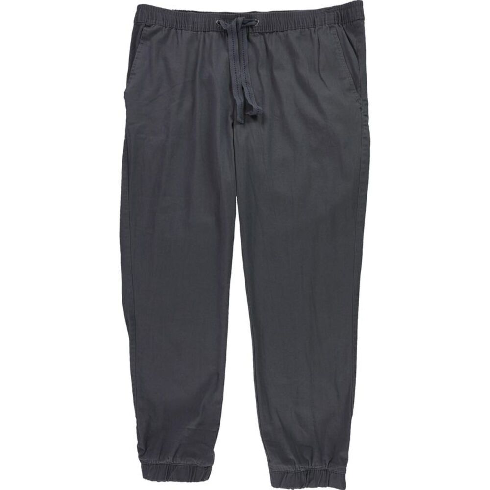 Galaxy Mens Stretch Twill Drawstring Tapered Slim Jogger Athletic Pants, Grey...